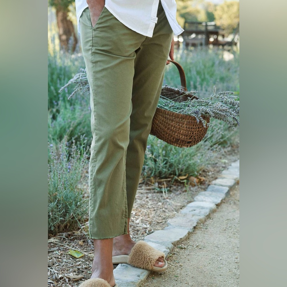 Frank and Eileen Wicklow Green Italian Chino Pants